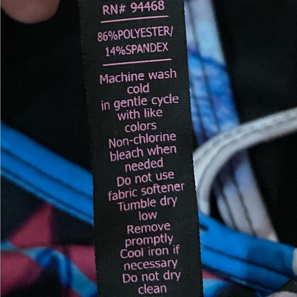 Betsey Johnson Performance Athletic Honeycomb Crop Top S Small - Picture 4 of 4